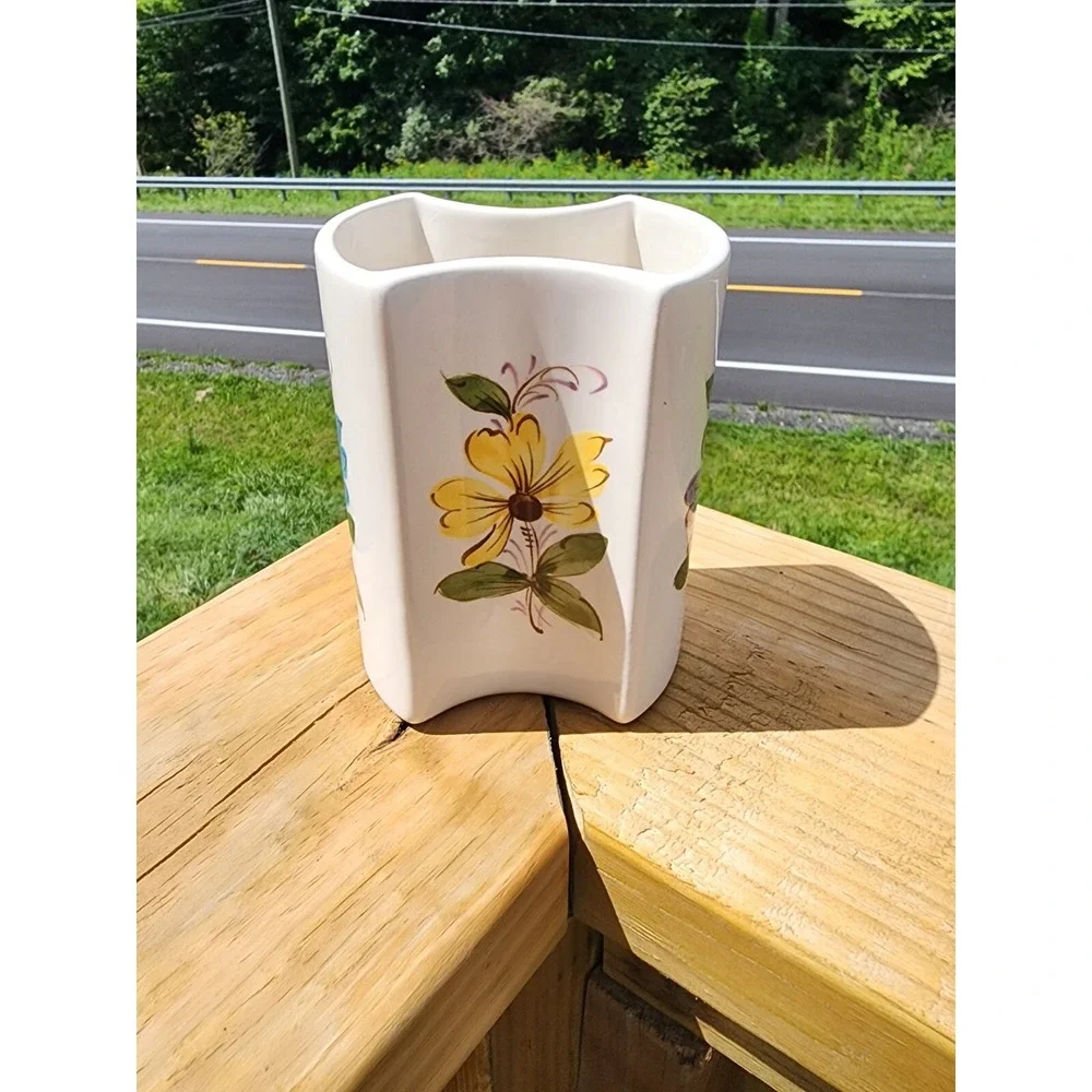 Vintage 1981 FTDA Portugal,  Floral Vase, 5